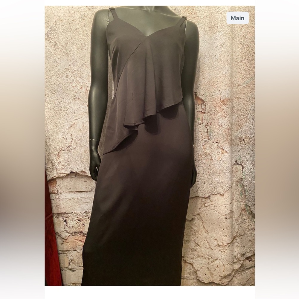 Pink Martini Black Sateen Dress